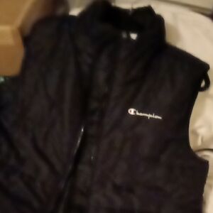 Champion Black Quilted Vest